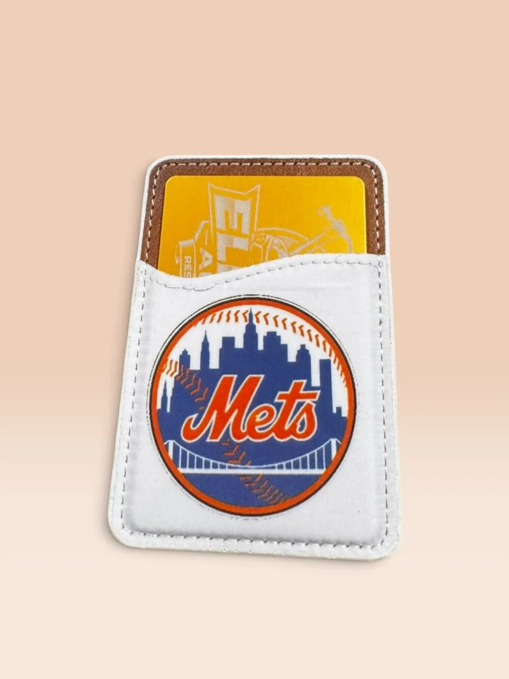 New York Mets Phone Wallet, Stick-On Card Holder